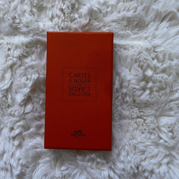 Authentic Hermès Paris “Cartes à Nouer” – Knots Cards Set – With Original Box - Picture 3 of 4